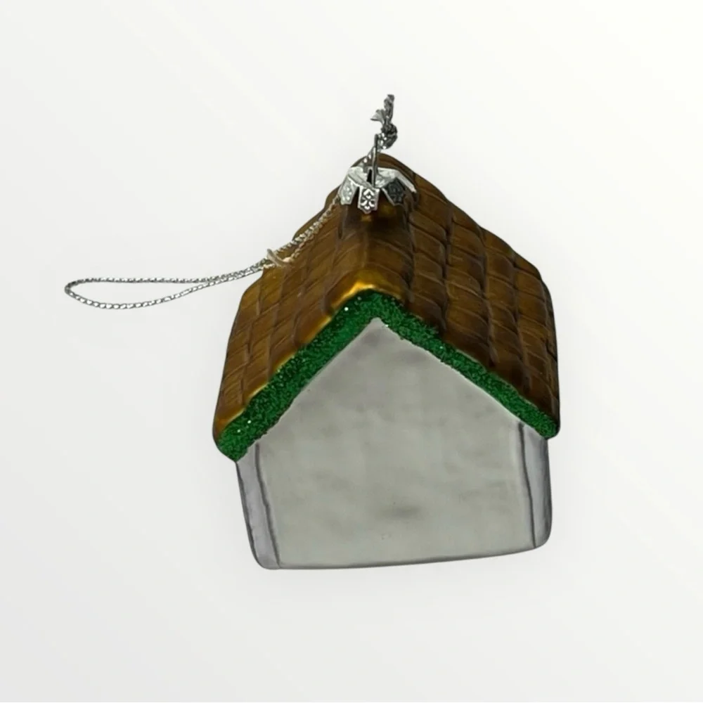 Glass Figure Ornaments‎ Lot of 8 Hanging Christmas Decor Santa